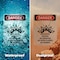 Signmission Explosive Vapors No Danger Sign, Plastic, 7in W x 10in L, 2PK OS-2PACK-DS-P-710-V-1211 - alternate 7